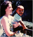 Ann Dunham and a young Barack Obama