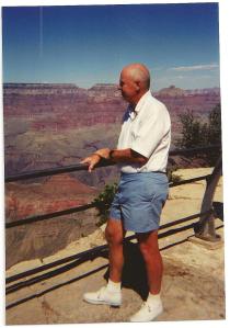 My father overlooking the Grand Canyon 1993